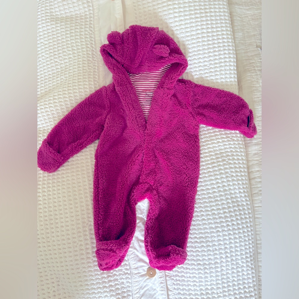 Magnetic Me Raspberry Fleece Baby Bear Pram